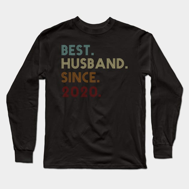Best Husband Since 2020 Long Sleeve T-Shirt by Pelman